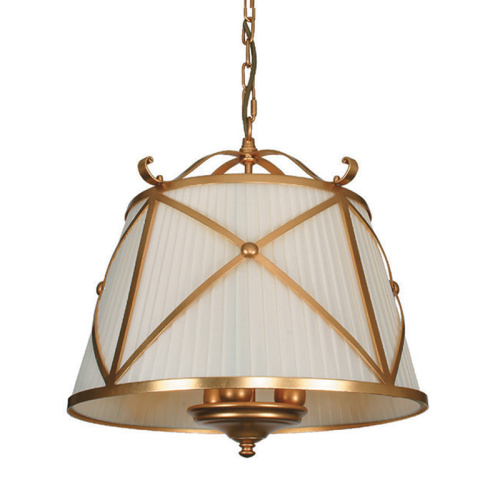 Люстра абажур Provence Lampshade Light Gold Chandelier