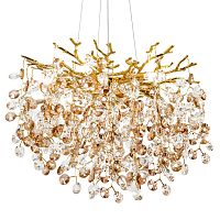 Люстра с хрустальными подвесками Fairytree Gold Crystal Chandelier 10