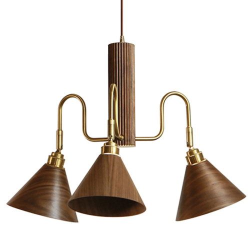 Люстра Wynne Metal Arch Wooden Chandelier