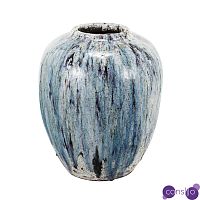 Ваза Terracotta Vase blue-white
