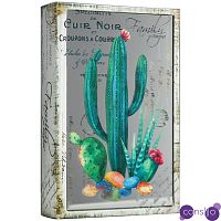 Шкатулка-книга Cactus Mirror Book Box