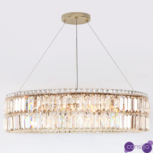 Люстра Darleen Crystal Gold Chandelier 17