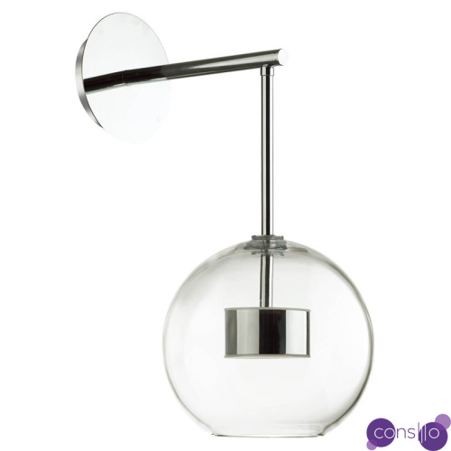 Бра Transparent Bubble Sconce chromium