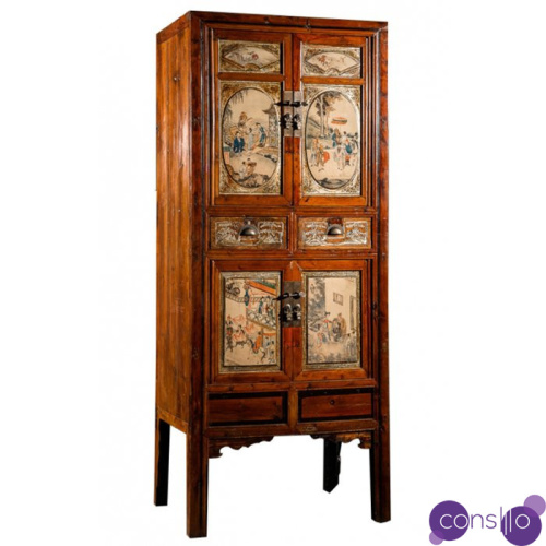 Китайский шкаф Brown Oak