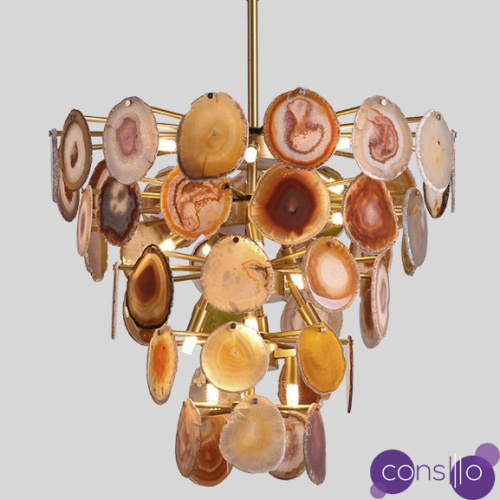 Люстра MARJORIE SKOURAS BEBE CHANDELIER AGATE natural