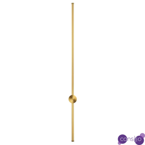 Бра светодиодное Trumpet tube Gold 100см