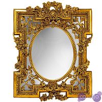 Зеркало золотое резное Богемия