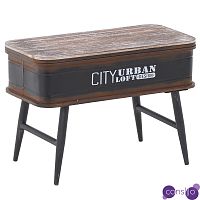 Приставной стол City Urban Loft Design Table black