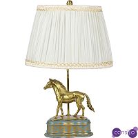 Настольная лампа из фарфора Лошадь Klark