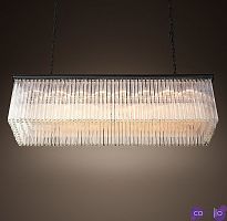 Подвесной дизайнерский светильник 1930S Astor Crystal Rectangular Chandelier 59" by Restoration Hardware