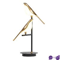 Настольная лампа с золотыми птичками NOMI Two birds