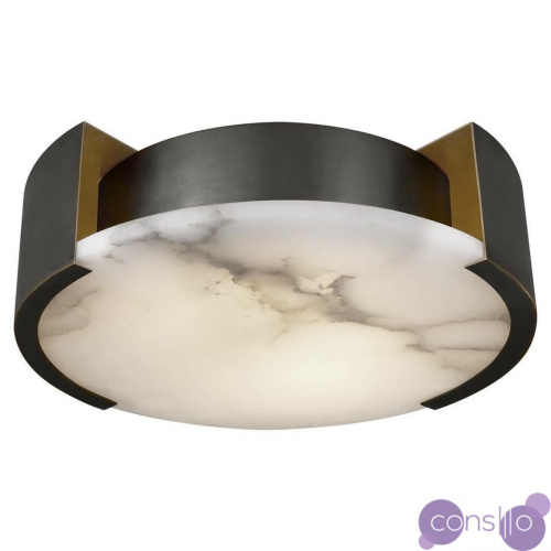 Потолочный светильник Melange Flush Mount Lamp black designed by Kelly Wearstler