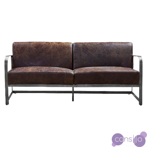 Диван Brutal Brown Vintage Leather Sofa
