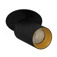 Встраиваемый поворотный светильник LeDron DANNY MINI S 40 Black-Gold
