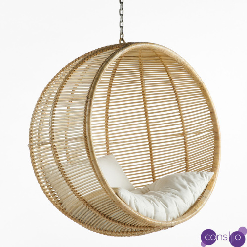 Подвесное кресло Wicker Hanging Chair