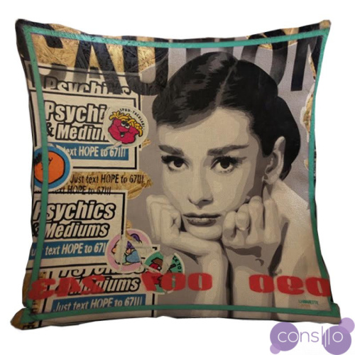 Декоративная подушка Audrey Hepburn #5