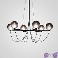 Минималистская люстра со стеклянными плафонами в форме шара ELEGY