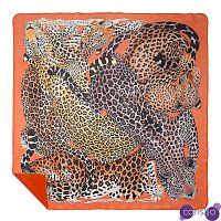 Плед Hermes Leopards Orange