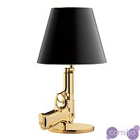 Настольная лампа Flos Guns Bedside Gold designed by Philippe Starck