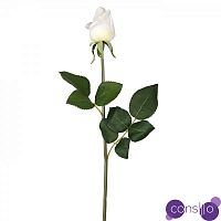 Декоративный искусственный цветок White Rose