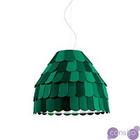 Подвесной светильник копия Roofer F12 A01 by Benjamin Hubert (зеленый)