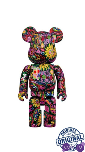 Bearbrick Psychedelic Paisley 1000% (70 cм)