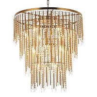 Люстра Crystal Wind Chimes Bronze Chandelier