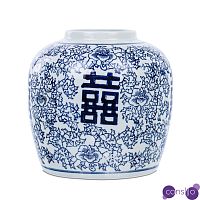 Китайская ваза Blue & White Ornament Vase