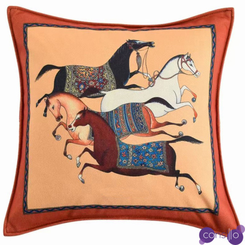 Декоративная подушка Hermes Horse 39