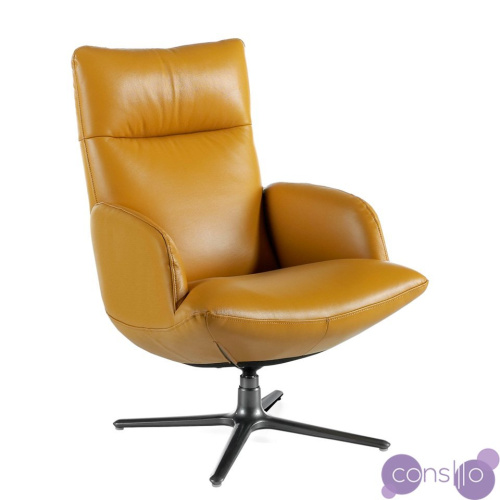 Кресло поворотное KF-A013-M5658 горчичное от Angel Cerda