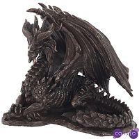 Декоративная статуэтка Дракон Dragon Dark Bronze Statuette