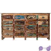 Комод Antique Wood 16 boxes