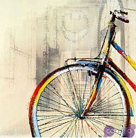 Картина маслом Велосипед - 2