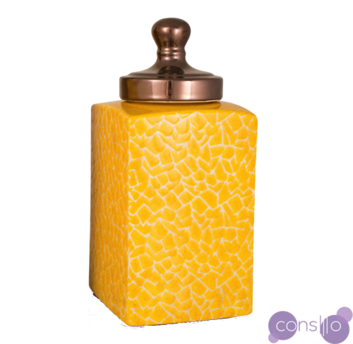 Ваза c крышкой Yellow Giraffe