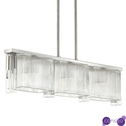 Люстра Madelen Chrome Linear Chandelier