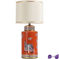 Настольная лампа Zebra Orange Lampshade