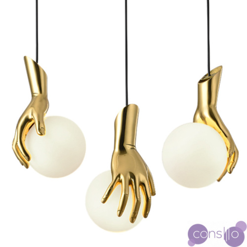 Подвесной светильник Золотая рука Gold Hand Pendant lamp