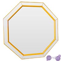 Зеркало венецианское восьмиугольное желтое Yellow octagon
