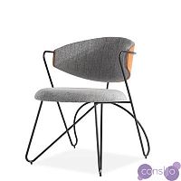 Стул-кресло Sophia by Light Room (серый/черные ножки)