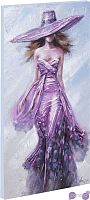 Картина маслом Девушка в фиолетовом