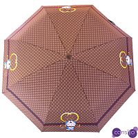 Зонт раскладной GUCCI дизайн 012 Коричневый цвет
