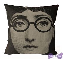 Подушка с портретом Лины Пьеро Форназетти Glasses