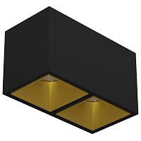 Накладной светодиодный светильник Ledron KUBING 2 Black-Gold