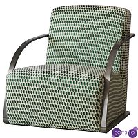 Кресло Esme Green Pattern Armchair