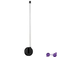 Черное Бра Trumpet tube светодиодное