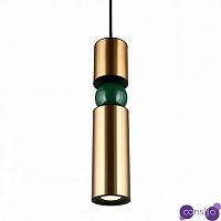 Подвесной светильник Lee Broom Fulcrum Золото и Зеленый цвет