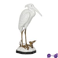Статуэтка фарфоровая Цапля White heron