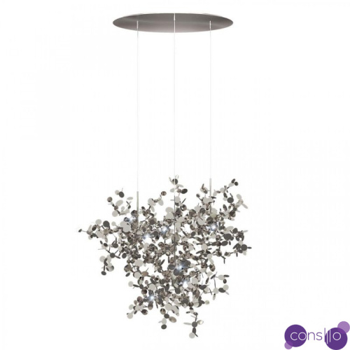 Люстра Terzani Argent Suspension Silver Pendant lamp диаметр 85