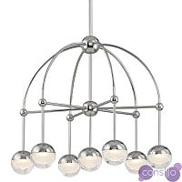 Люстра Hudson Valley 1227-PN Boca Led Chandelier In Polished Nickel