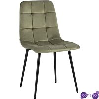 Стул NANCY Chair Пыльно-Оливковый Велюр